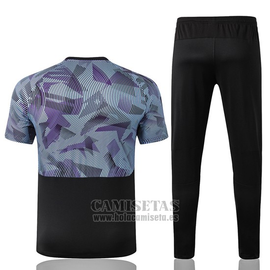Chandal del Manchester City Manga Corta 2019-2020 Negro
